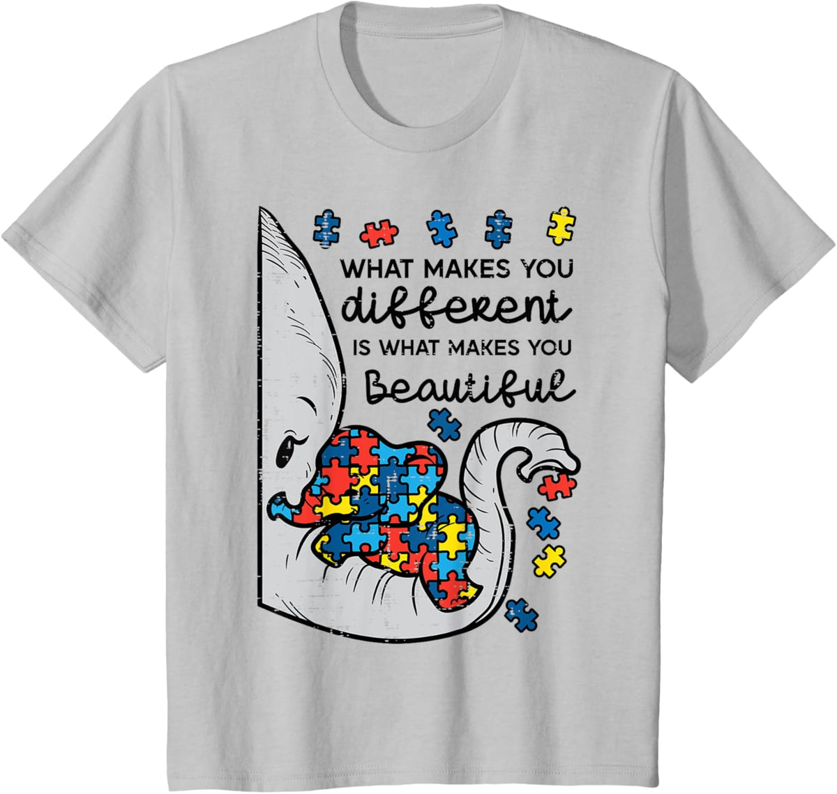 What Makes You Different Beautiful Elephant Autism Awareness
