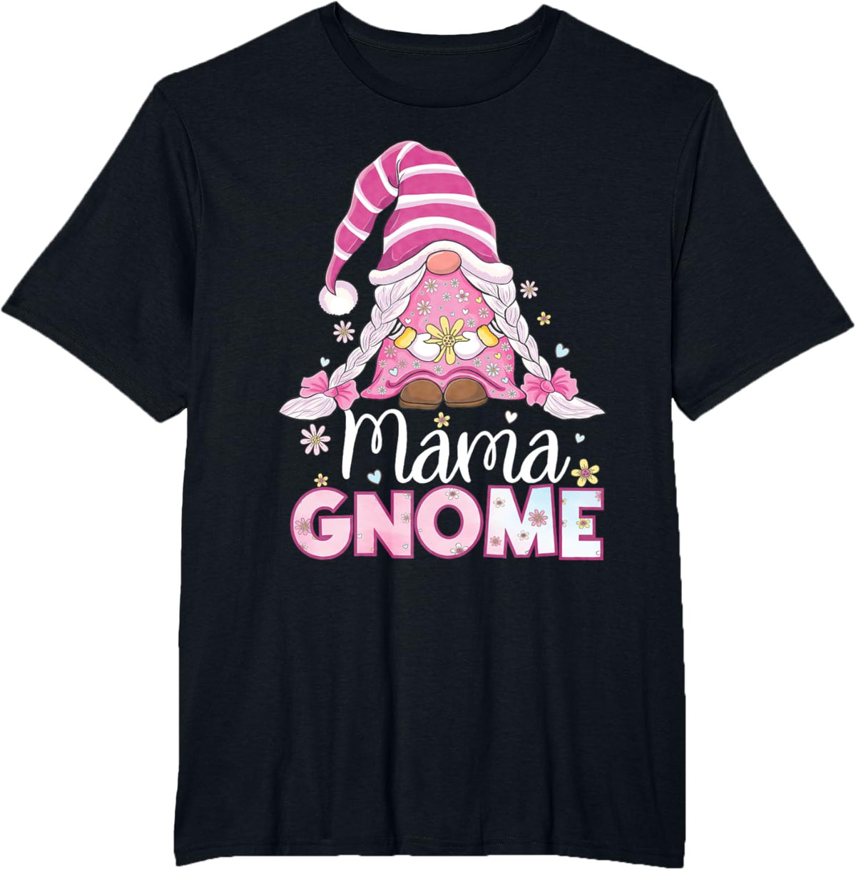 Flower For Mom Gnomies Cute Gnome Mom Happy Mother's Day