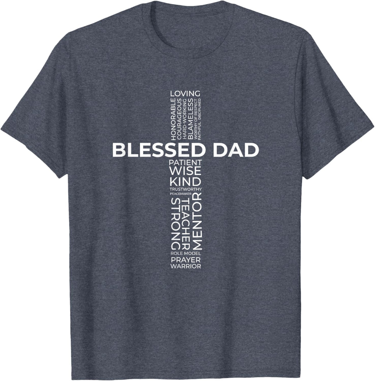 Christian Blessed Dad Cross Father's Day Shirt